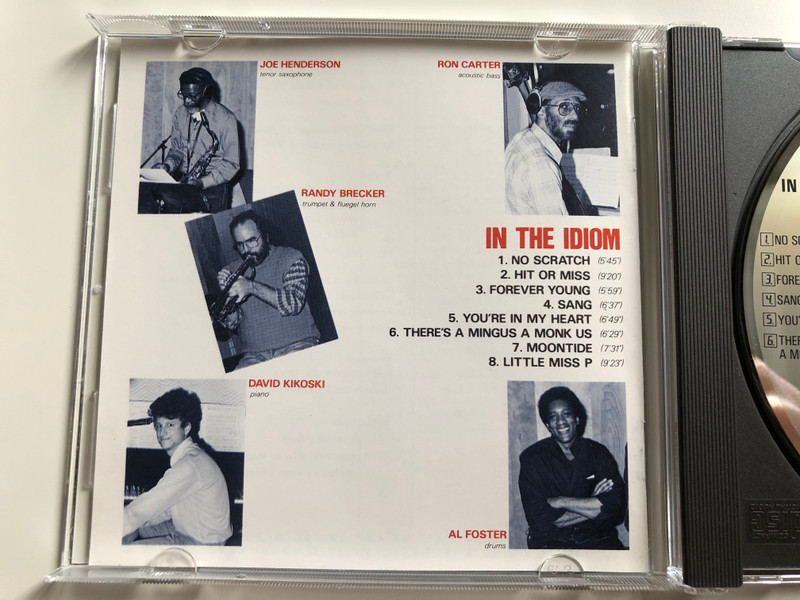 In The Idiom - Randy Brecker ‎/ Denon Audio CD 1987 Stereo / 33CY-1483