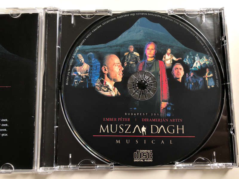 Ember Peter I Diramejan Artin - Musza Dagh / Musical / Budapest 2017 / Audio CD