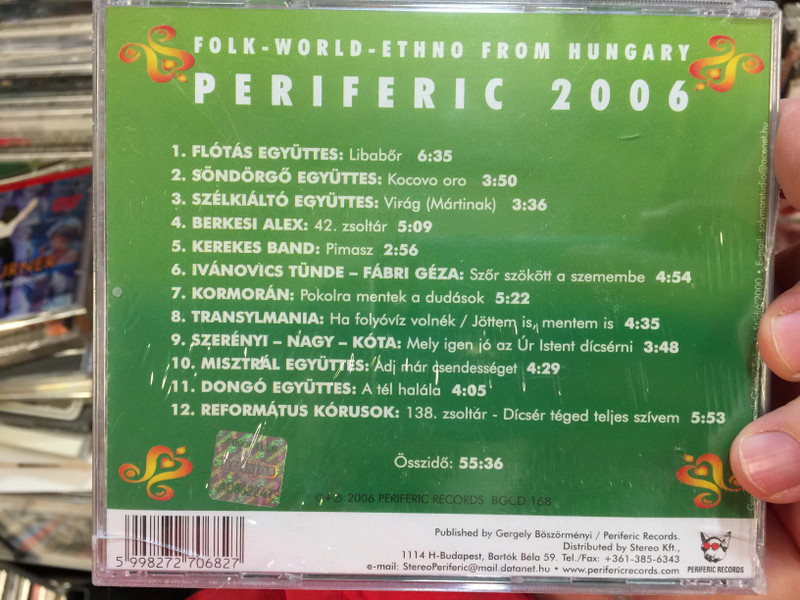 Periferic 2006 / Folk-World-Ethno From Hungary / Periferic Records Audio CD 2006 / BGCD 168