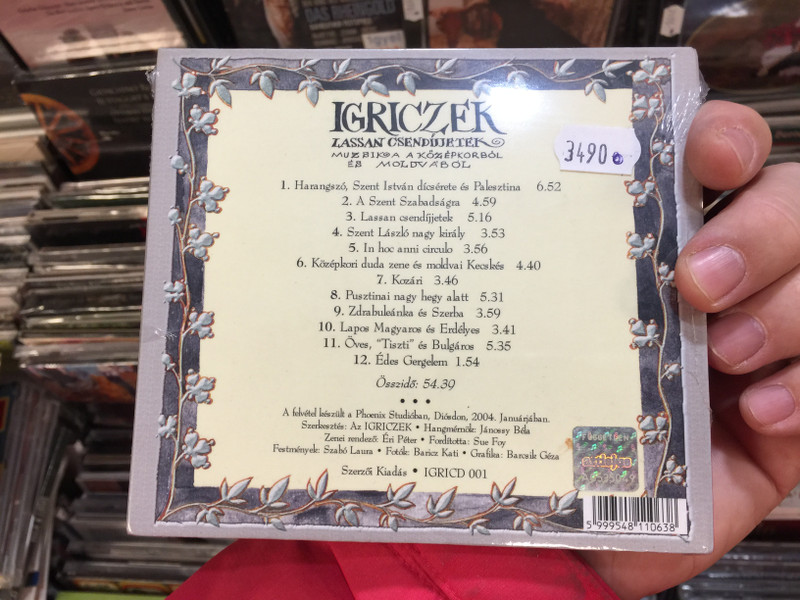 Band Of Igriczek, Ring Slowly / Igriczek / Lassan Csendíjjetek = Ring Slowly... / Muszika A Középkorból És Moldvábol = Mediaeval And Moldavian Music / Not On Label (Igriczek Self-released) ‎Audio CD 2004 / IGRICD 001