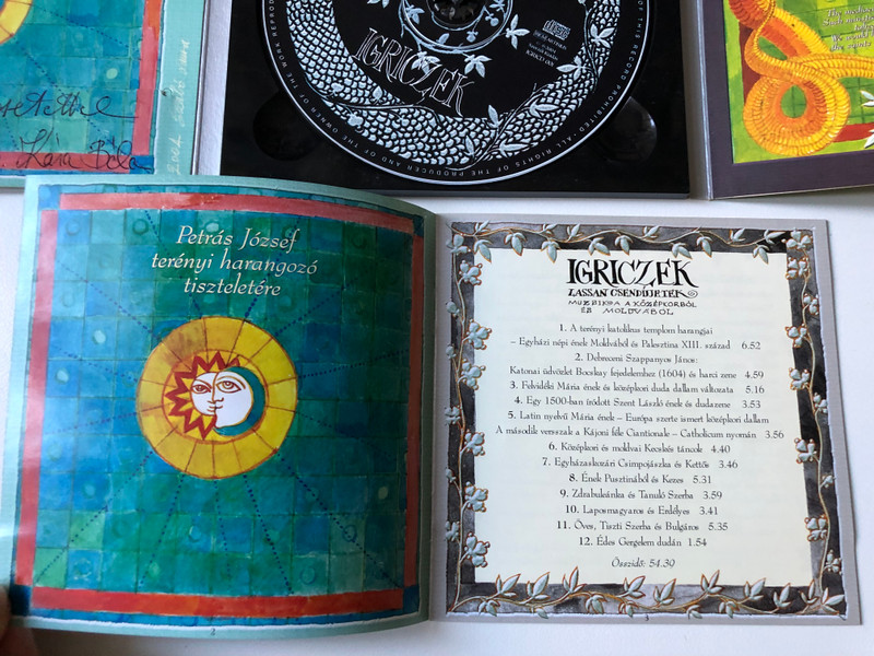 Band Of Igriczek, Ring Slowly / Igriczek / Lassan Csendíjjetek = Ring Slowly... / Muszika A Középkorból És Moldvábol = Mediaeval And Moldavian Music / Not On Label (Igriczek Self-released) ‎Audio CD 2004 / IGRICD 001