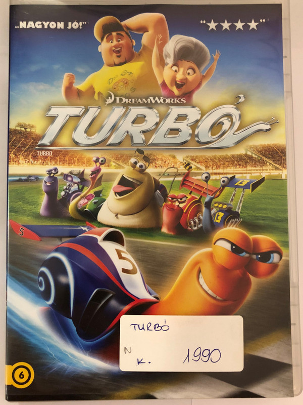 Turbo DVD 2013 Turbó / Directed by David Soren / Starring: Ryan Reynolds, Paul Giamatti, Michael Peña, Snoop Dogg (5996255738599)