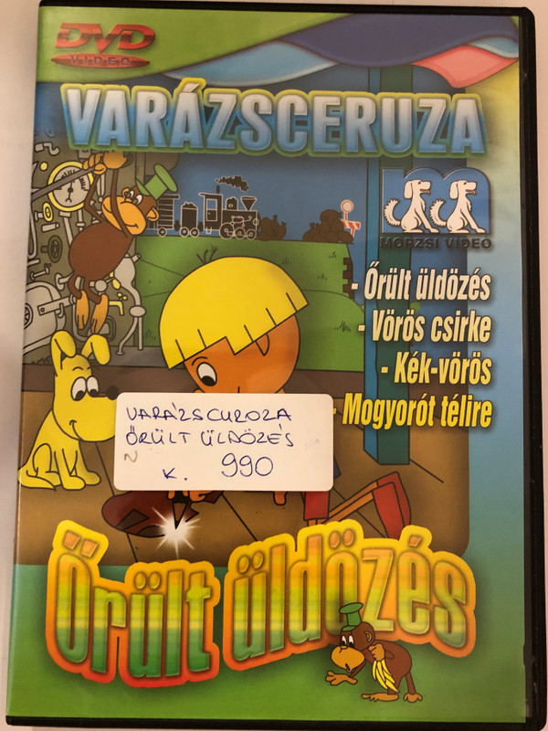 Zaczarowany ołówek - Pogoń DVD 1970 Varázsceruza - Őrült üldözés / 4 episodes of Polish animated classic series / Written by Adam Ochocki / Enchanted Pencil (5999519415724)