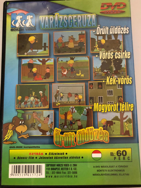 Zaczarowany ołówek - Pogoń DVD 1970 Varázsceruza - Őrült üldözés / 4 episodes of Polish animated classic series / Written by Adam Ochocki / Enchanted Pencil (5999519415724)