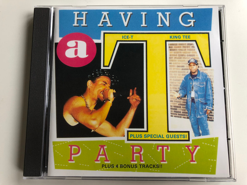 Having A "T" Party - Ice-T, King Tee ‎/ Street Dance ‎Audio CD 1998 / SDR 18-8408-2