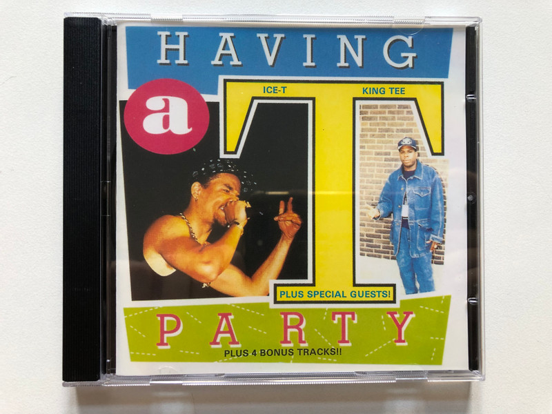 Having A T Party - Ice-T, King Tee ‎ Street Dance ‎Audio CD 1998  SDR 18-8408-2 (4184441884088)