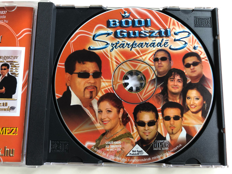 Bódi Guszti - Sztárparádé 3 / Bodi Guszti Produkcio Audio CD 2006 / FSZ 2006/02/CD