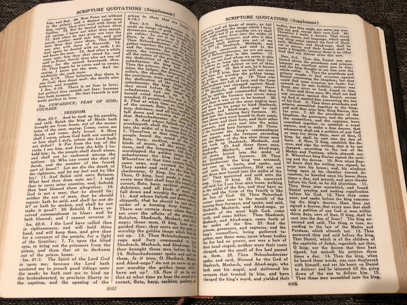 The System Bible Study - Enlarged Edition / Based on KJV / Leather Bound / The Most Complete, Concise, Usefool Book of Bible Helps / John Rudin & Co. Inc 1971 (SytemBibleStudy)