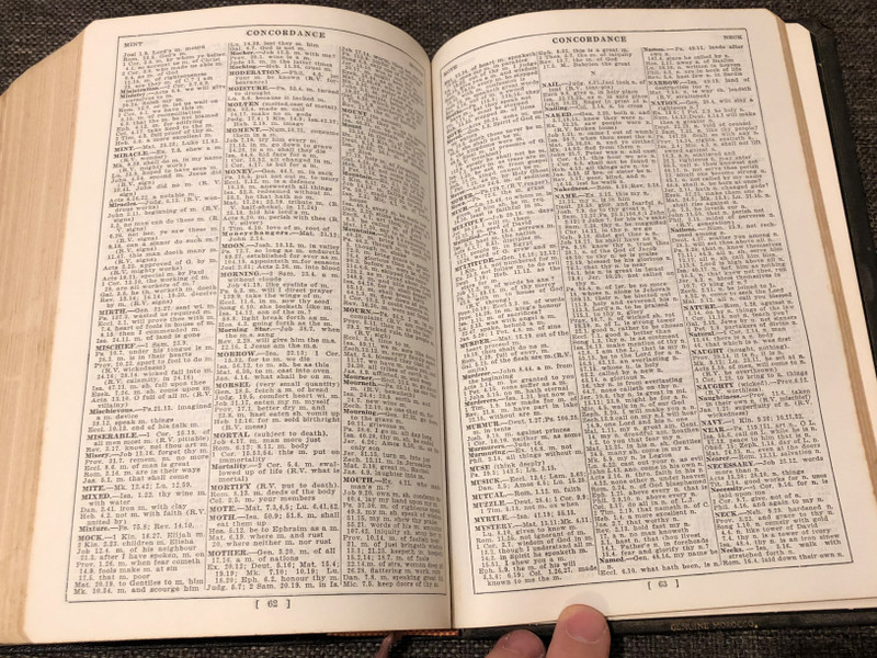 The System Bible Study - Enlarged Edition / Based on KJV / Leather Bound / The Most Complete, Concise, Usefool Book of Bible Helps / John Rudin & Co. Inc 1971 (SytemBibleStudy)