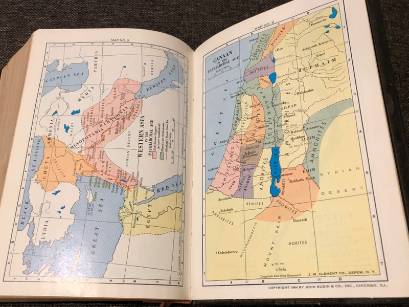 The System Bible Study - Enlarged Edition / Based on KJV / Leather Bound / The Most Complete, Concise, Usefool Book of Bible Helps / John Rudin & Co. Inc 1971 (SytemBibleStudy)