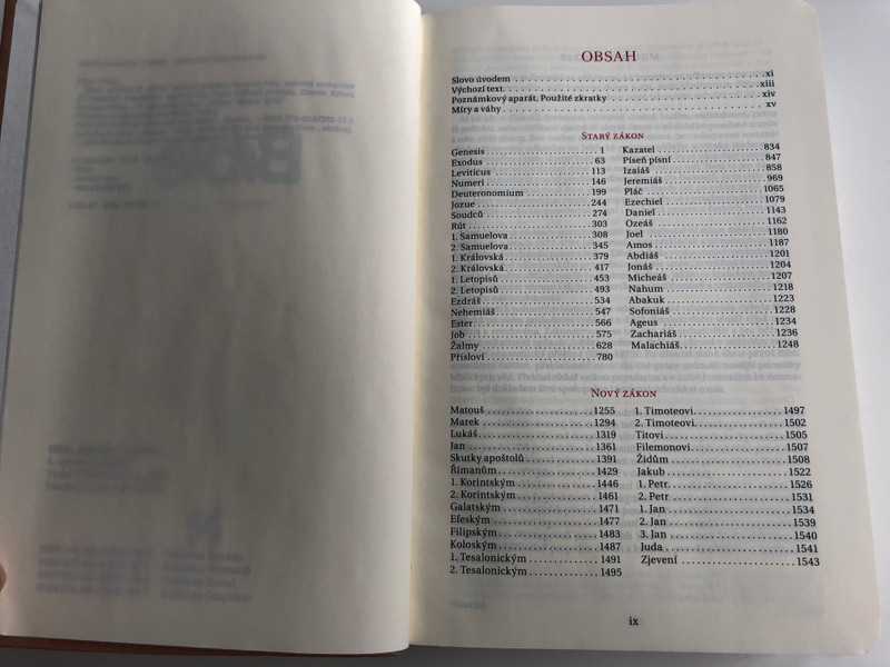 Czech language Bible / 21st Century translation / Skin tone Imitation Leather Cover / Bible, překlad 21. století / Bible21 (9788087282373)