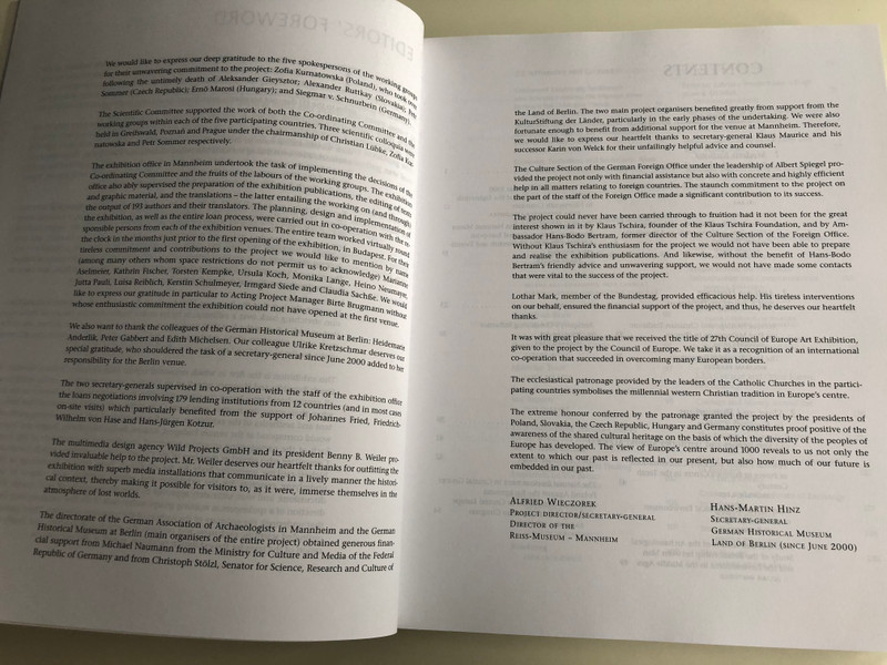 Europe's Centre Around AD 1000 by Alfired Wieczorek and Hans-Martin Hinz / Contributions to History, Art and Archeology / Európa közepe 1000 körül / Europas Mitte um 1000 / Theiss (9783806215496)