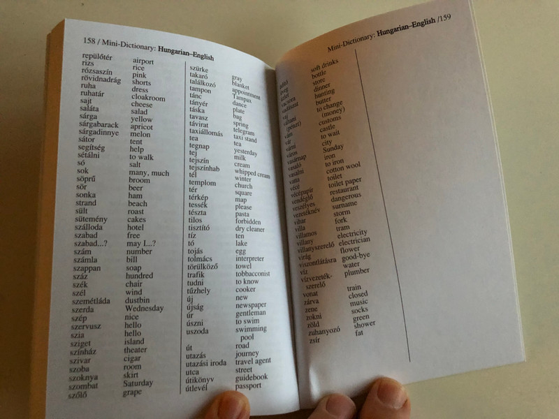 Just Enough Hungarian / How to get by & be easily Understood / An up-to-date phrase book of everyday speech - with a mini dictionary of more than 500 useful words and phrases / 6th edition / Corvina Books (9789631357370)