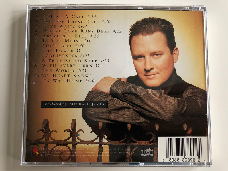 Michael James - Where Love Runs Deep / Reunion Records ‎Audio CD 1995 / 701 0102 724