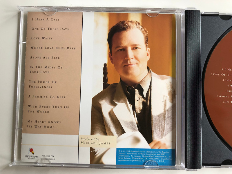 Michael James - Where Love Runs Deep / Reunion Records ‎Audio CD 1995 / 701 0102 724