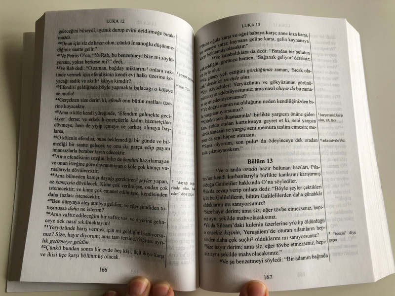 Kutsal Incil / Turkish language New Testament / "Ben dünyanin nuruyum" / Lütuf Yayincilik 2003 / Paperback (9755570292)