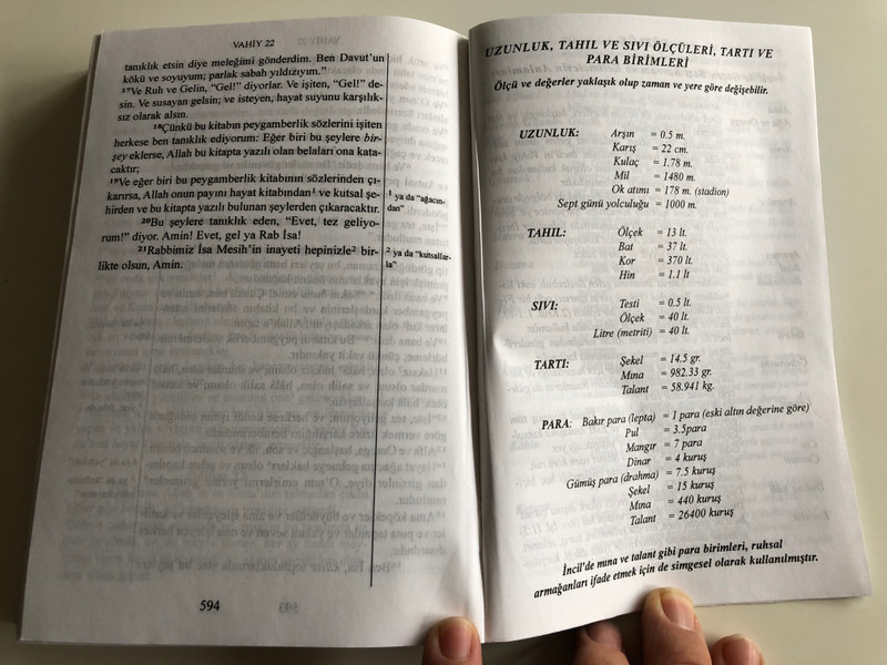 Kutsal Incil / Turkish language New Testament / "Ben dünyanin nuruyum" / Lütuf Yayincilik 2003 / Paperback (9755570292)