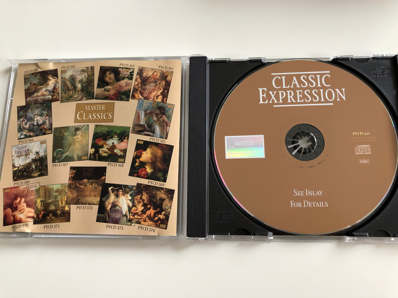 Classic Expression / Mozart, Debussy, Schumann, Beethoven, Elgar, Bizet / Newsound Audio CD 1998 / PYCD 360