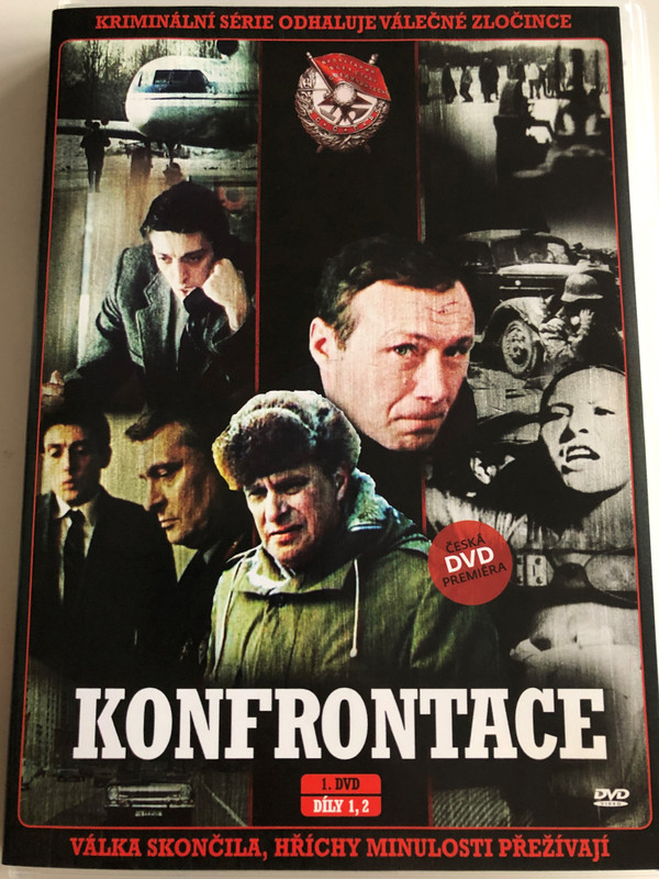 Konfrontace - 1. DVD Confrontation / Directed by Semjon Aranovič / Starring: Oleg Basilašvili, Andrej Boltnev, Jurij Kuznecov, Murman Džinorija, Viktor Gogolev / Czech Crime Series (8594067062085)