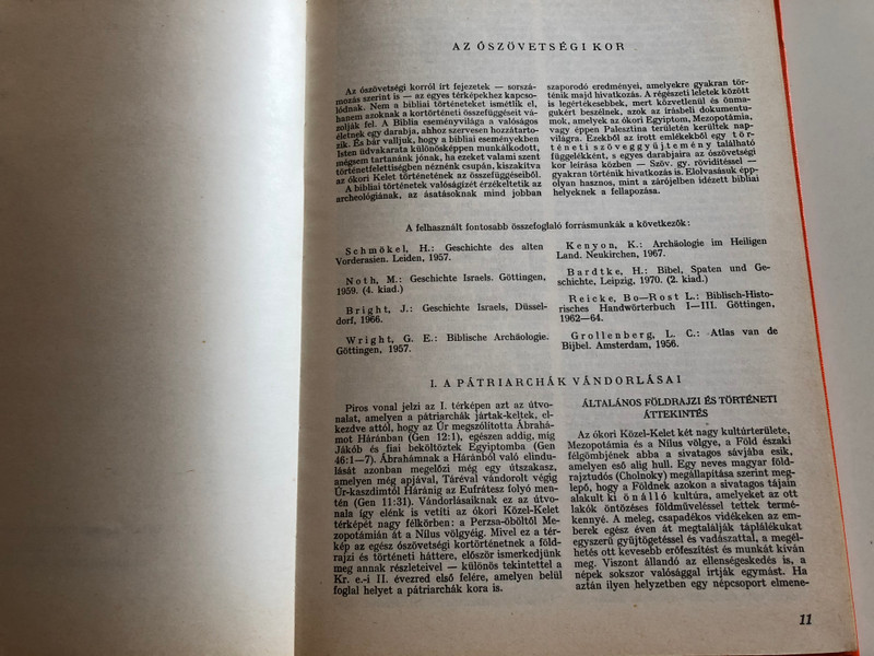 Bibliai Atlasz 1991 / Hungarian language Bible Atlas / Református Sajtóosztály Budapest / Hardcover (BibliaiAtlaszHUN) 