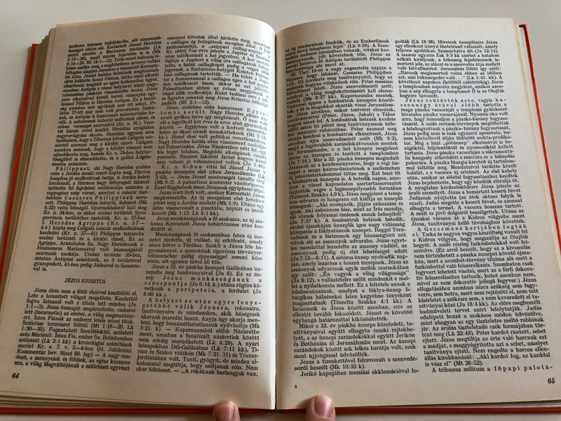 Bibliai Atlasz 1991 / Hungarian language Bible Atlas / Református Sajtóosztály Budapest / Hardcover (BibliaiAtlaszHUN) 