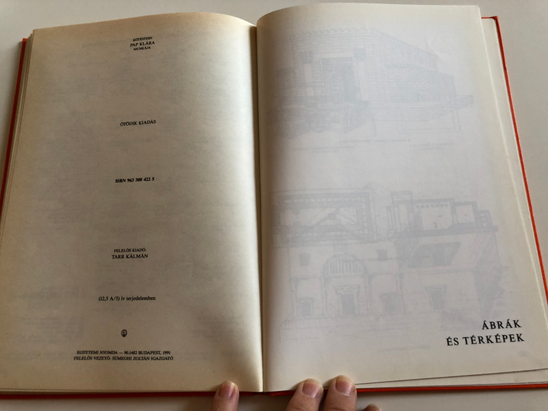 Bibliai Atlasz 1991 / Hungarian language Bible Atlas / Református Sajtóosztály Budapest / Hardcover (BibliaiAtlaszHUN) 