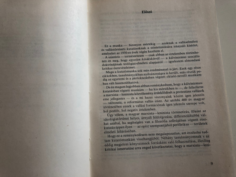 Kálvinizmus és társadalomelmélet by Kónya István / Calvinism and Social theory / Hungarian language book / Johannes Calvinvs - Anno Aetatis 53 / Akadémiai kiadó 1979 / Hardcover (9630515962) 