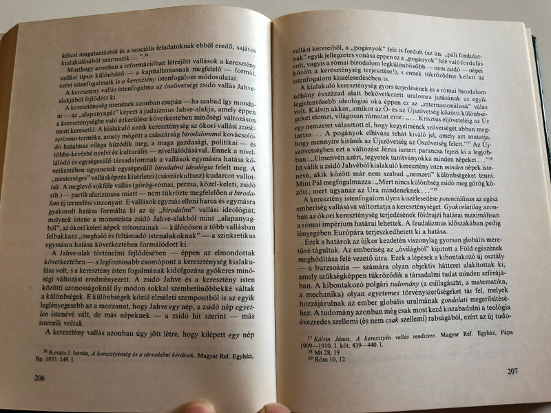 Kálvinizmus és társadalomelmélet by Kónya István / Calvinism and Social theory / Hungarian language book / Johannes Calvinvs - Anno Aetatis 53 / Akadémiai kiadó 1979 / Hardcover (9630515962) 