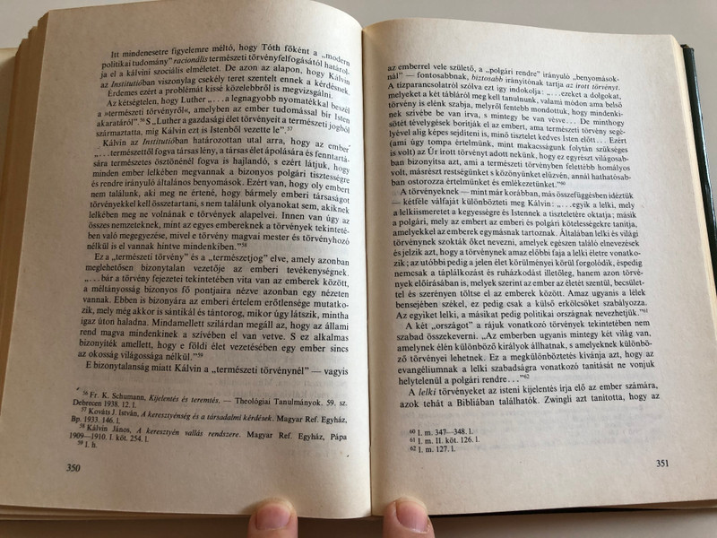 Kálvinizmus és társadalomelmélet by Kónya István / Calvinism and Social theory / Hungarian language book / Johannes Calvinvs - Anno Aetatis 53 / Akadémiai kiadó 1979 / Hardcover (9630515962) 