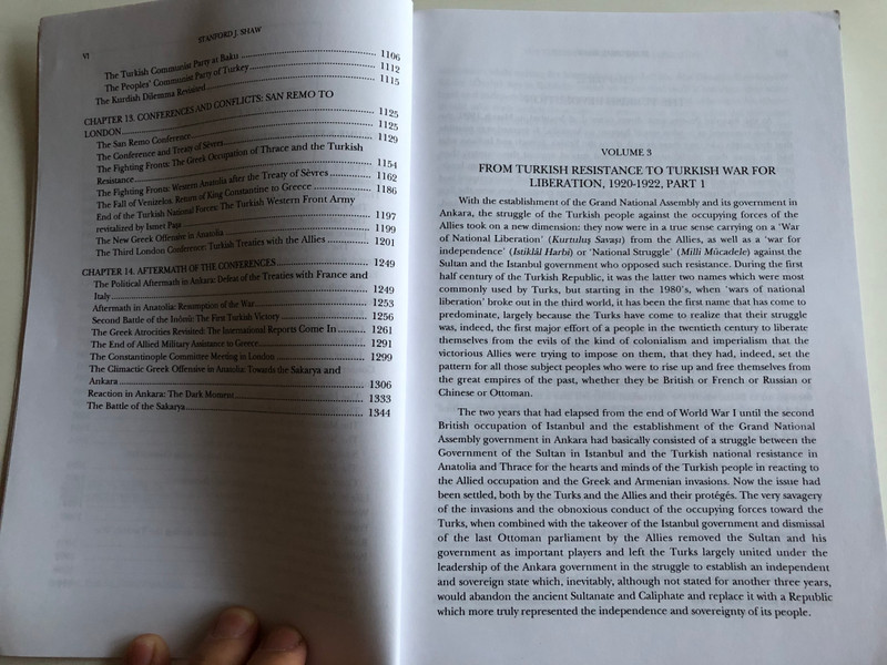 From Empire to Republic - The Turkish War of National Liberation by Stanford J. Shaw / 1918-1923 A Documentary Study Vol. III / Paperback / Türk Tarih Kurumu Basimevi 2000 (9799751612327)