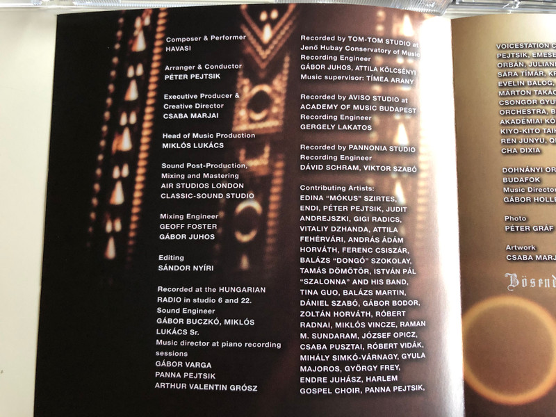 Havasi (Havasi Balázs) - 10 Year Anniversary 2009-2019 Best of Symphonic 2CD / Collector's Edition (5999566120176)