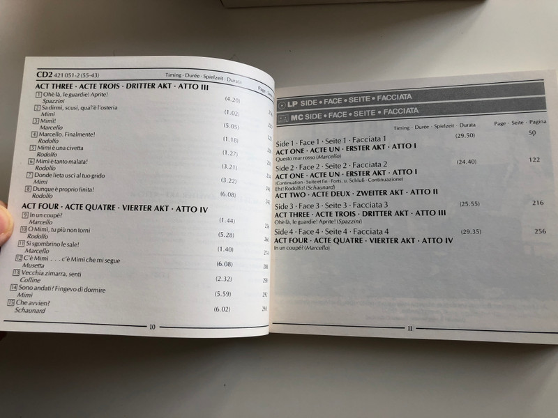 Puccini – La Bohème / Freni, Pavarotti, Harwood, Panerai, Maffeo, Ghiaurov / Berliner Philharmoniker , Herbert Karajan / Decca 2x Audio CD Stereo / 421 049-2