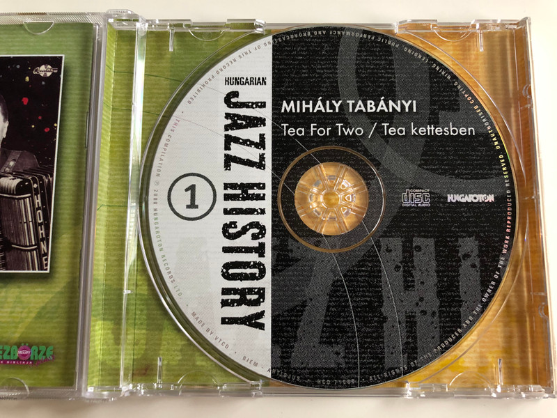 Jazz History 1 / Mihály Tabányi ‎– Tea For Two, Tea Kettesben / Hungaroton ‎Audio CD 2000 / HCD 71008