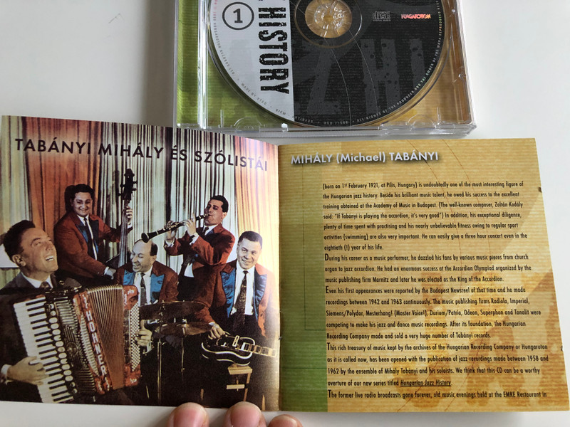 Jazz History 1 / Mihály Tabányi ‎– Tea For Two, Tea Kettesben / Hungaroton ‎Audio CD 2000 / HCD 71008
