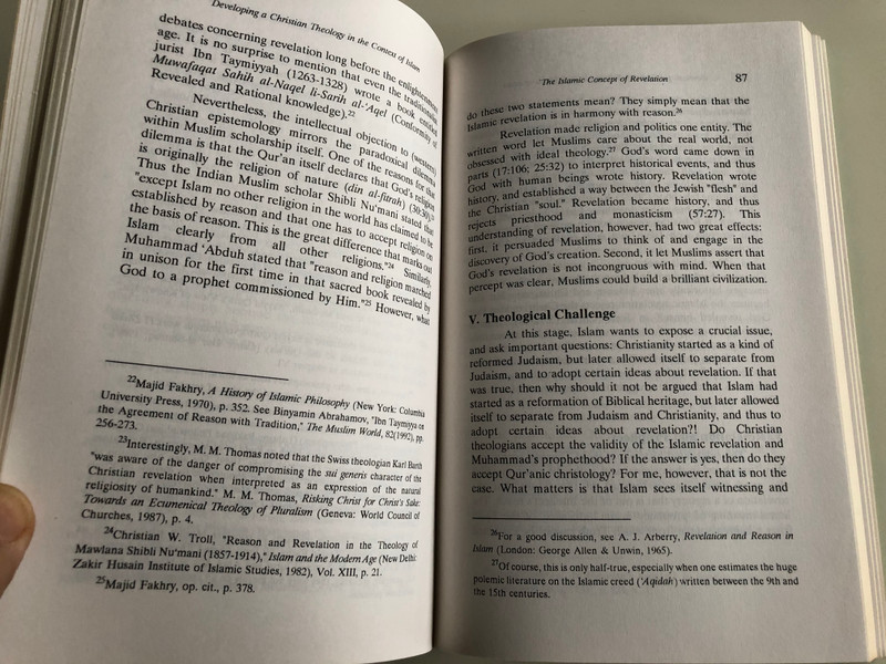 Developing Christian Theology in the Context of Islam by Christine Amjad-Ali / Christian Study Centre, Rawalpindi 1996 / Paperback / A Report of the Silver Jubilee Seminar held at the Christian Study Centre, Rawalpindi, Pakistan, November 22-27, 1993 (DevelopingChristianTheology)