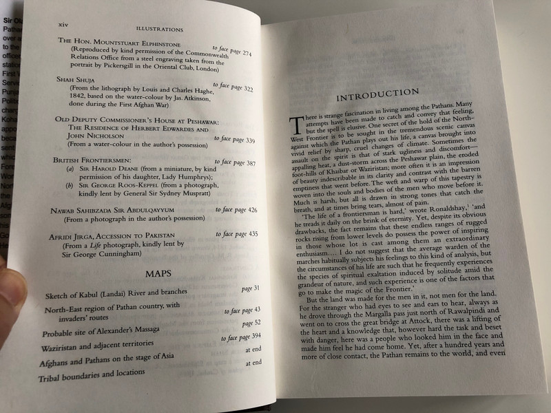 The Pathans by Sir Olaf Caroe / With an epilogue on Russia / Oxford in Asia Historical Reprints / Oxford University Press 2019 / Hardcover (978-0195772210)