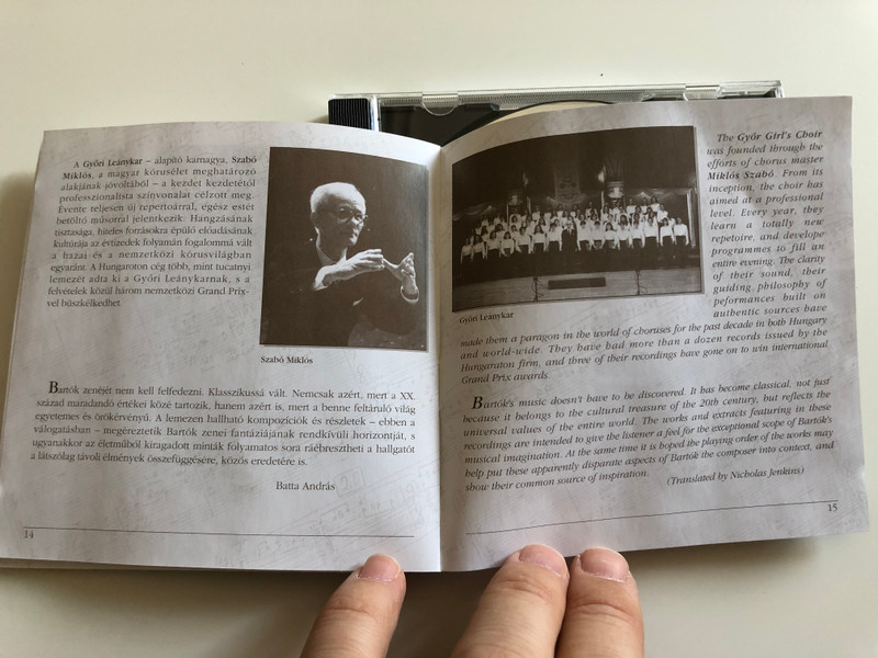 In Memoriam Bartók Béla / Sound Express ‎Audio CD 1995 / GCD-951