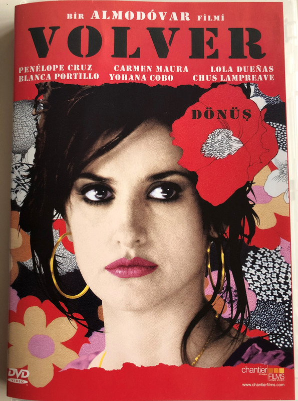 Volver DVD 2006 Dönüs / Directed by Pedro Almodóvar / Starring. Penélope Cruz, Carmen Maura, Lola Dueñas, Blanca Portillo, Yohana Cobo (8693040406868)