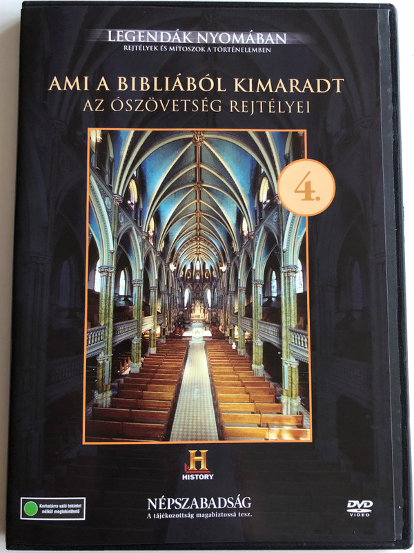 Ami a Bibliából kimaradt 4. Az Ószövetség rejtélyei DVD / Legendák Nyomában / History Channel Documentary about Old-Testament books / Banned from the Bible (5999883880036)
