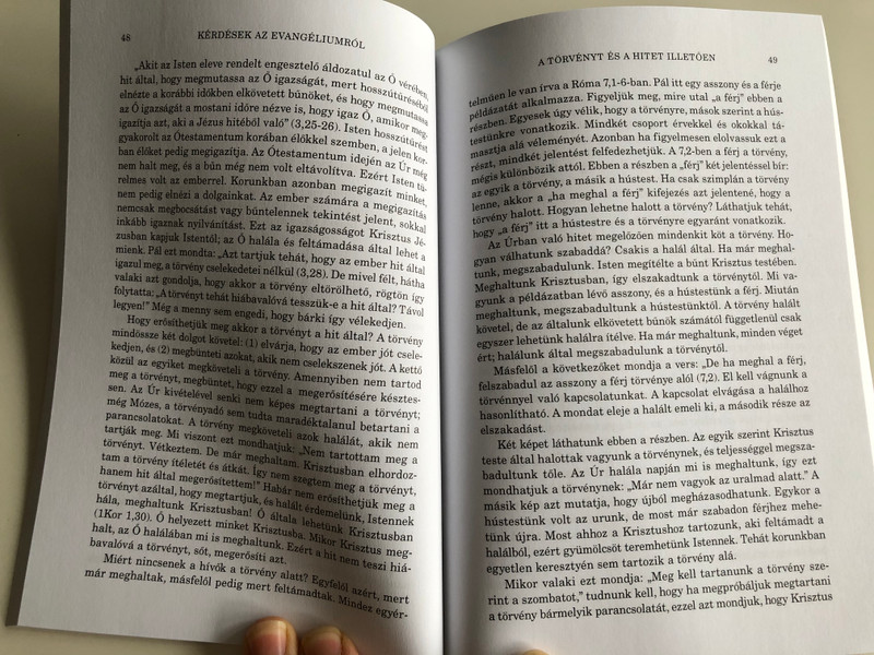 Kérdések az Evangéliumról by Watchman Nee / Questions on the Gospel Hungarian edition / Living Stream Ministry 2017 / Az Élet Folyama Alapítvány (9780736387989)