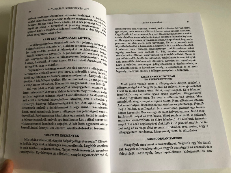 A Normális Keresztyén Hit by Watchman Nee / Isten és élet - Krisztusban / Hungarian edition of The Normal Christian Faith / Living Stream Ministry 1999 / Az Élet Folyama Alapítvány / Paperback (9780736305617)
