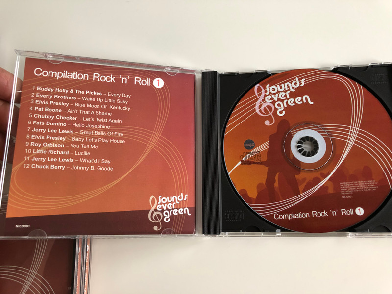 Sounds evergreen / Compilation Rock 'N' Roll 1 /  Sounds Evergreen Audio CD 2007 / NICO001