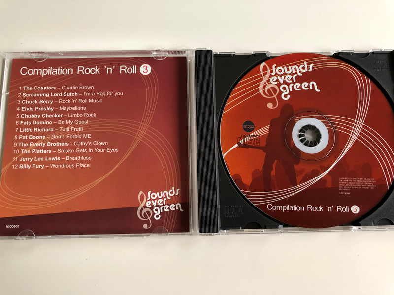 Sounds evergreen / Compilation Rock 'N' Roll 3 /  Sounds Evergreen Audio CD 2007 / NICO003