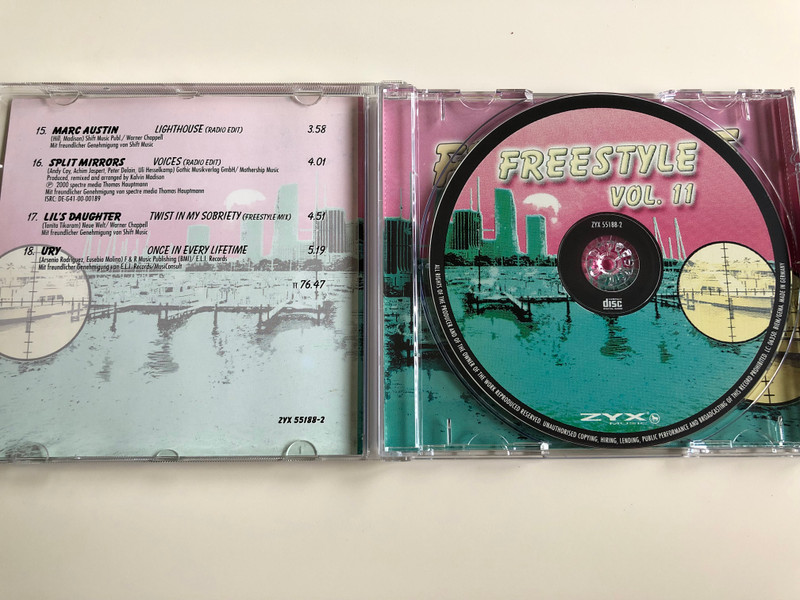 Freestyle Vol. 11 / Flying Steps, Stevie B., B. V. S. M. P., Free Team, Pretty Girls,... and more / ZYX Music Audio CD 2000 / ZYX 55188-2