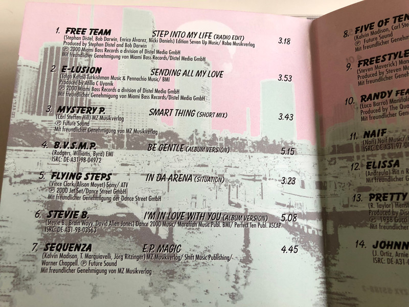 Freestyle Vol. 11 / Flying Steps, Stevie B., B. V. S. M. P., Free Team, Pretty Girls,... and more / ZYX Music Audio CD 2000 / ZYX 55188-2