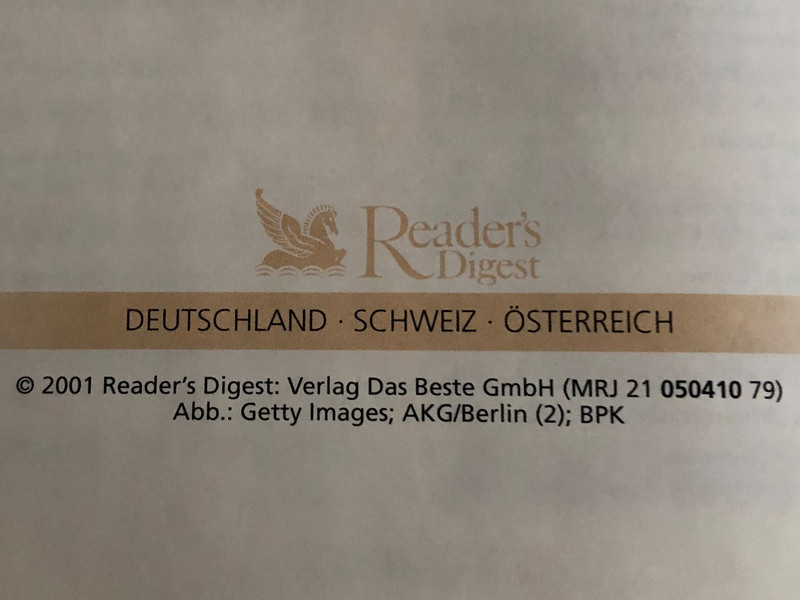 Von Gershwin Bis Orff: Das 20. Jahrhundert / Musikalische Reise Durchs Jahrtausend / Reader's Digest Box Set 3x Audio CD 2001 / MRJ 050610
