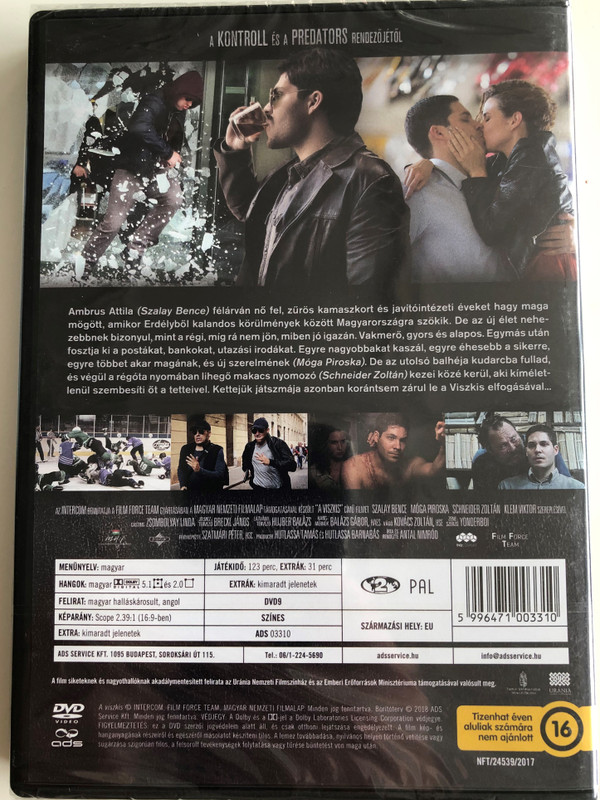 A Viszkis DVD 2017 The Whisky Robber / Directed by Antal Nimród / Starring: Bence Szalay, Barnabás Szabó, Zoltán Schneider, Piroska Móga (5996471003310) 