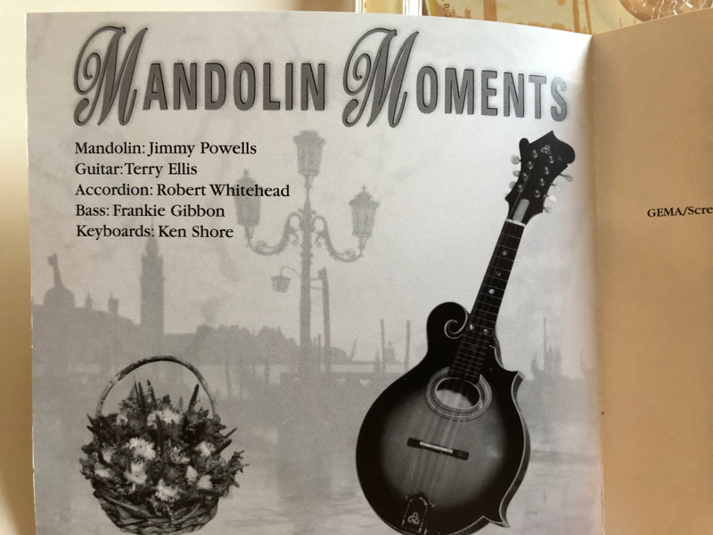 Mandolin Moments - 20 Musical Masterpieces / Prism Leisure ‎Audio CD 1999 / PLATCD 557