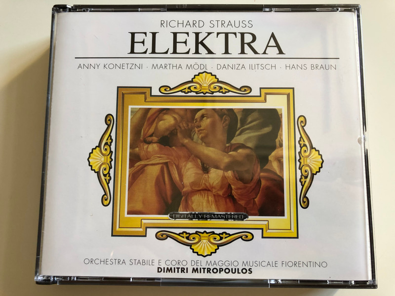 Richard Strauss ‎– Elektra / Anny Konetzni, Martha Modl, Daniza Ilitsch, Hans Braun / Orchestra Stabile E Coro Del Maggio Musicale Fiorentino, Dimitri Mitropoulos / Hommage 2x Audio CD 2000 Stereo / 7001841 - HOM