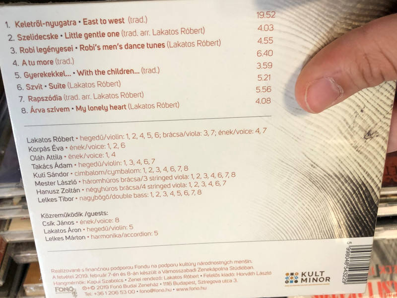 Lakatos Róbert És A Rév ‎– Réveteg / Fonó Records ‎Audio CD 2019 / FA 432-2